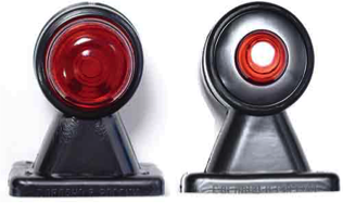 Фонарь габаритный ФГ-2-01LED крепление 4 отверстия 12-24В (ТАС)