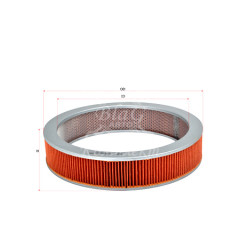 Фильтр воздушный A-206  HEPAFIX (140) AF206