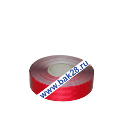 Наклейка Лента светоотражающая (красная) ПРИЗМА (45,7м) (Евростандарт, Е1) 17277