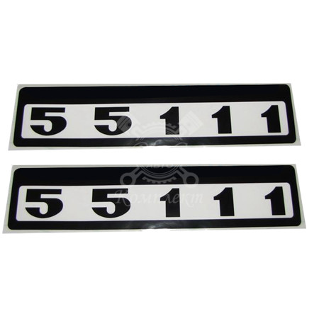 Табличка модификации самоклеящаяся 55111-3904010 (к-т)