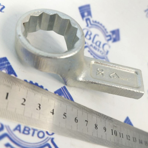 Ключ 30 гаечный кольцевой односторонний коленчатый Ц15хр.бцв L-100мм/ 51714210 "Камышинский завод"