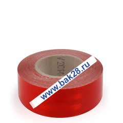 Наклейка Лента светоотражающая (красная) ПРИЗМА-LUX (12511)