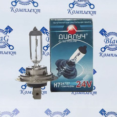 Лампа (светодиод) T4W 24V 4W BA9s (белый 5SMD) Диалуч (94324SMD5-24V)