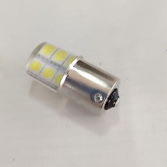 Лампа (светодиод) P21W 24V 21W BA15s (белый в силиконе 12SMD) Диалуч (94421SMD12-24V) ЛДД006-7W