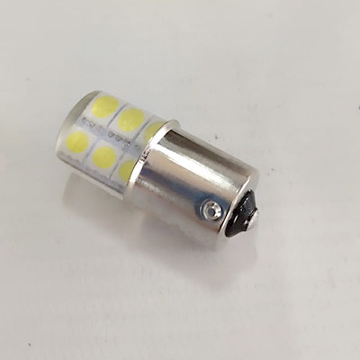 Лампа (светодиод) P21W 24V 21W BA15s (белый в силиконе 12SMD) Диалуч (94421SMD12-24V) ЛДД006-7W