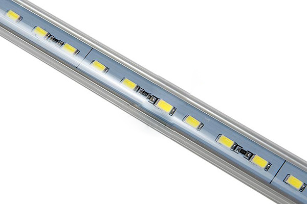 Плафон салона 12В с выключателем белый 50см (19401)