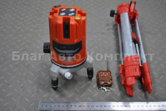 Уровень (нивелир 5 лучей) лазерный с пультом управления + штатив