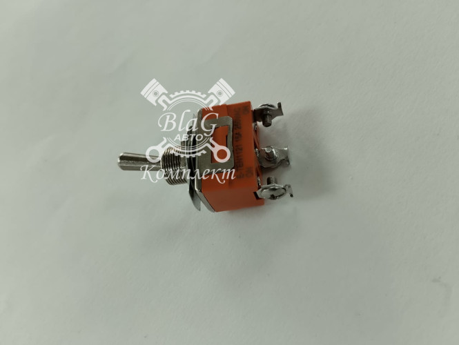 Тумблер 2-х позиц. 3 контакта металл. н/об. 3799/364130М