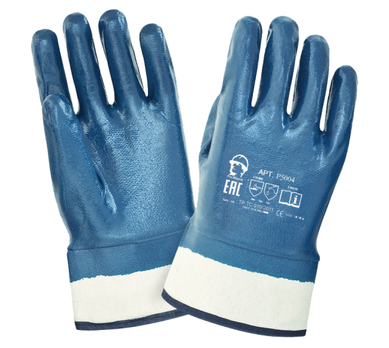 Перчатки защитные (с нитриловым покрытием ладони, крага)