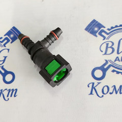 Штуцер топливной магистрали быстросъемный Газель тройник (пластик)