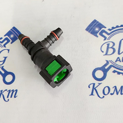 Штуцер топливной магистрали быстросъемный Газель тройник (пластик)