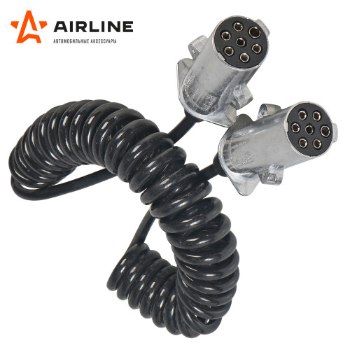 Кабель прицепа 24В тип-N 7 контактов 4,5м (металл) (ATE-13)