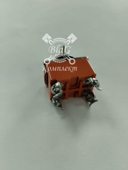 Тумблер 2-х позиц. 4 контакта металл. н/об. 17710