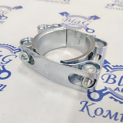 Хомут силовой 2 болта 40-50 мм.(оцинк.) W1 "Technik"