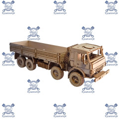 Масштабная модель КАМАЗ-6350 Бортовой (дерево)