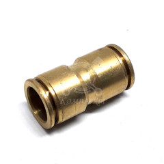 Фитинг металлический прямой Ф15 для трубок ПВХ (н/в) MPUC15