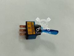 Тумблер 2-х позиц. пластмассовый 12В &quot;ФЛАЖОК&quot; синий / 12521тппп