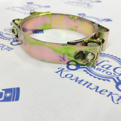 Хомут силовой 2 болта 70-80 мм.(оцинк.) W1 "Technik"