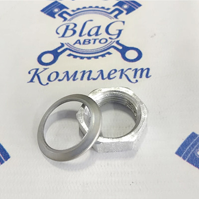 Р/к (гайка + тарел + кольцо упл.) D22 на тр, угол