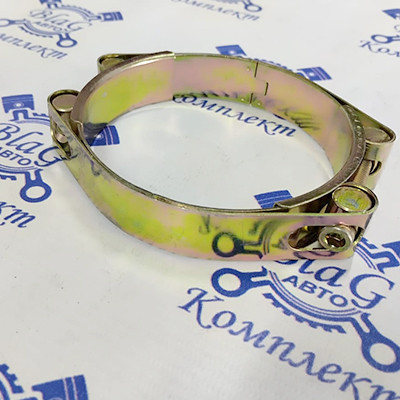 Хомут силовой 2 болта 80-90 мм.(оцинк.) W1 "Technik"