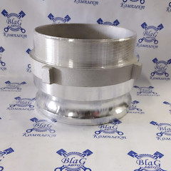 Камлок тип F AL800F 8" (200мм) (ниппель с наружной резьбой)