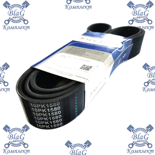 Ремень 10РК1580 приводной, кондиционера MAN, Volvo, ЛиАЗ дв.MAN / "Technik"