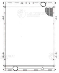Радиатор охл. для а/м КАМАЗ 65115 E-4 (тип Modine) (алюм.) (LRc 07654)