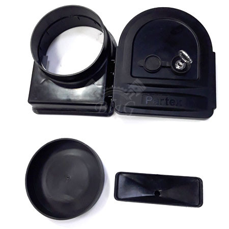 Комплектующие для сборки левого пенала под сливной рукав