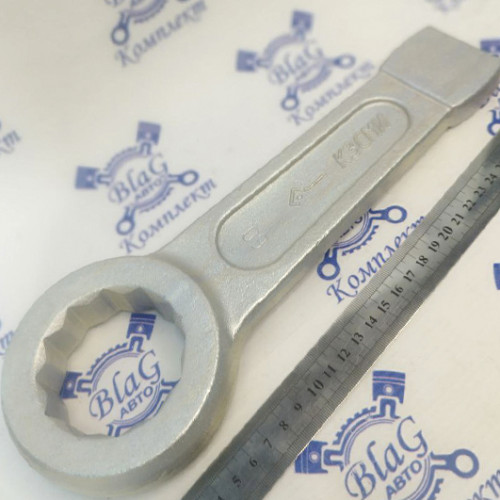 Ключ 60 гаечный кольцевой ударный Ц15хр.бцв L-313мм/ 51822210 "Камышинский завод"