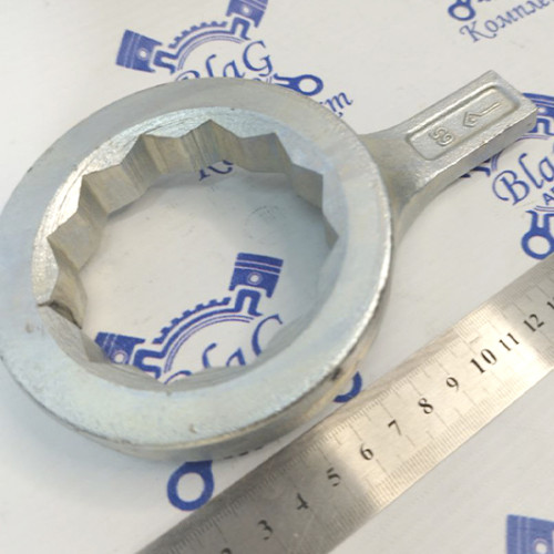 Ключ 65 гаечный кольцевой односторонний коленчатый Ц15хр.бцв L-173мм/ 51724210 "Камышинский завод"