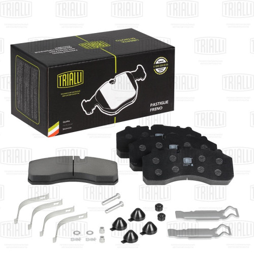 Колодки торм.для а/м Камаз, Маз, MAN, (iveco, Scania (WVA 29059) диск.перед. с р/к (PFT 029059)