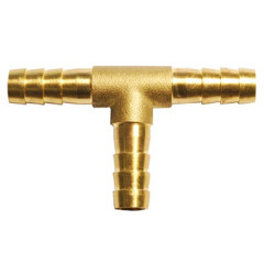 Наконечник соединительный тройной D6-D6-D6 (под шланги) Т-образный метал. (HH-075-T-6 / 6611)