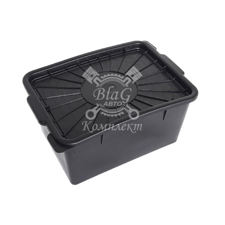 Контейнер для дренажных ловушек арт. 00-00000202 / 37х30х20см, 18л. (черный)