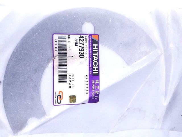 Шайба регулировочная 1.00мм (ковша HITACHI EX300-3; EX400-3; ZX330; ZX470H-3) 4277930