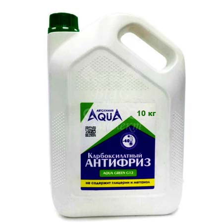Антифриз AQUA GREEN G12 (зеленый) 10 кг