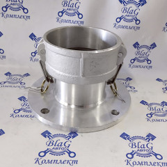 Камлок тип FC AL400 3" (100мм) (розетка с фланцем)