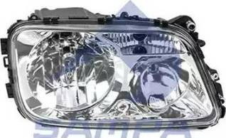 0.1682950, Фара основная правая, Sampa, 201.118 MERCEDES BENZ ACTROS