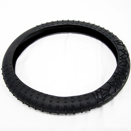 Оплетка на руль (силикон) Черный H-F-02 (16688)