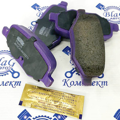 Колодки тормозные дисковые задние PN0698