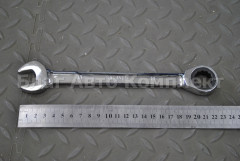 Ключ гаечный 18 рожковый + накидной с трещеткой