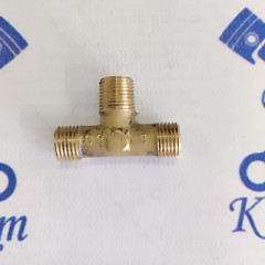 Штуцер - Тройник ввертный КГ 1/8 М10-К10-М10 (завод) голый 864869