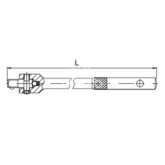 Вороток шарнирный 3/4&quot; 475мм (638347) ООО «Дело Техники»
