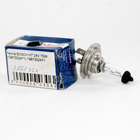 Лампа BOSCH H7 24V 70W (1987302471)