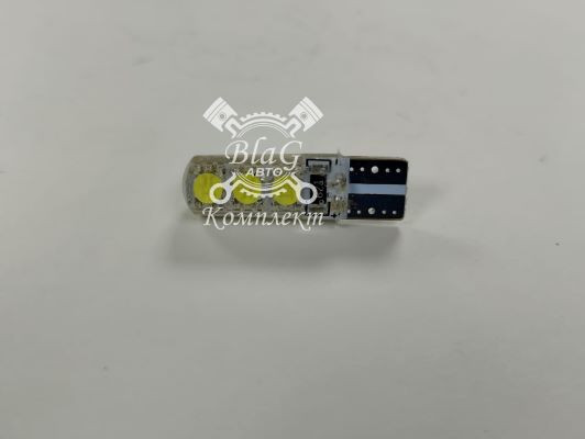 Лампа 24В. (светодиод) безцокольная T10-5050-6SMD Crystal (17361)