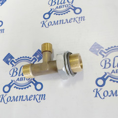 Штуцер - Тройник М18-М18-М22 (Россия) в сборе с гайкой, шайбой 861032