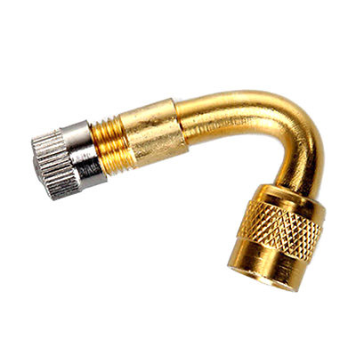 Удлинитель вентиля металлический угловой (наконечник) 45 град. TRS-02 (6605)