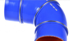 Рукав для HIGER интеркулера L-150h, d100/80, R3, 90° (силиконовый) CH.100-800-150-150