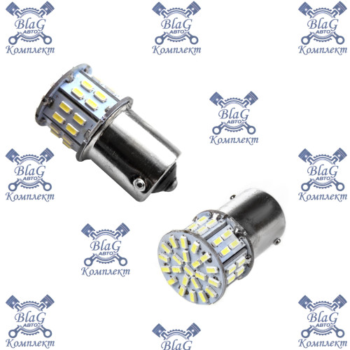 Лампа (светодиод) P21W 24V 21W (белый 54SMD)  S0008-24V