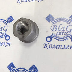 Гайка М24х2-6Н стремянки перед./ рессоры МАЗ (под ключ 32 мм, с юбкой и насечкой) / 375006-СМ