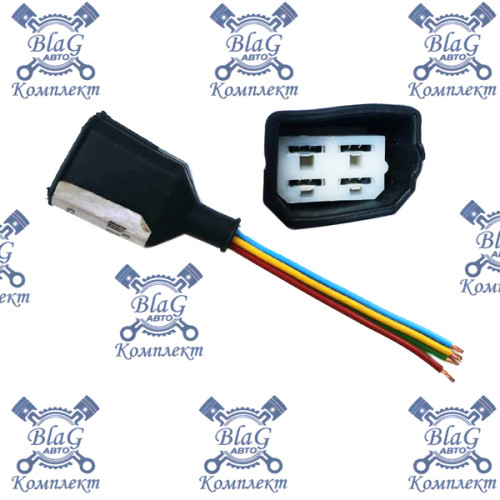 Разъем гнездовой 4-конт. 457373 9007 4 провода (s-0,75) с уплотнителем